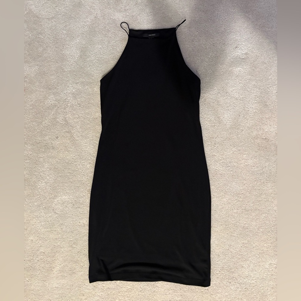 Forever 21 Chic Black Sleeveless Dress Sz Small